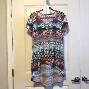 Cato Misses Top Southwest Print Size L